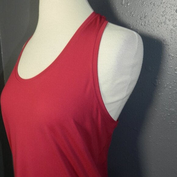 Athleta Womens Reddish Pinkish Workout Keyhole Athletic Tank Top Size Medium - Picture 4 of 8